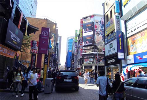 明洞：韓國(guó)潮流風(fēng)向標(biāo)圖片